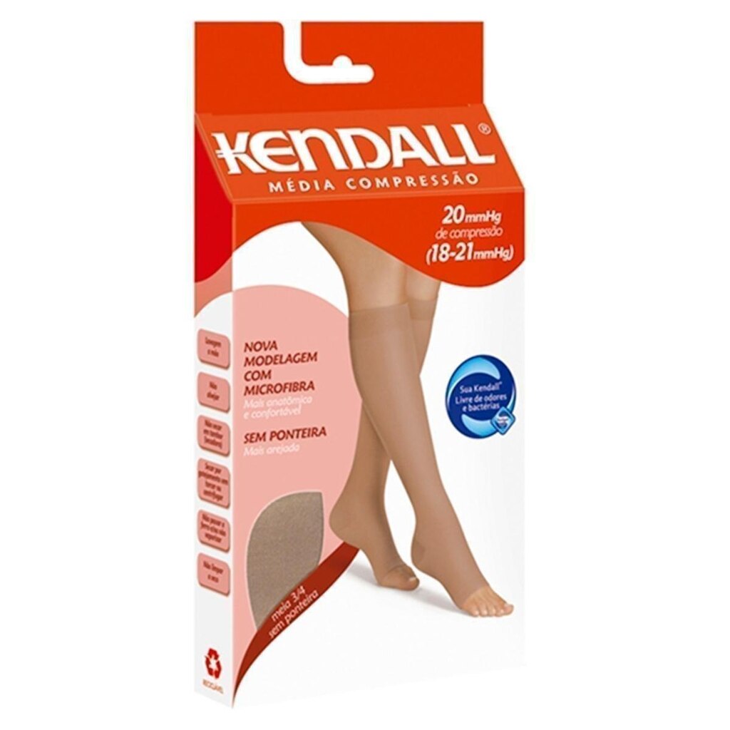Meia 3/4 Kendall Média Compressão Feminina