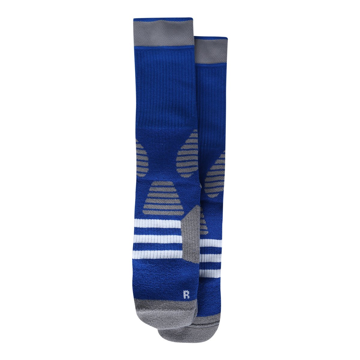 meia adidas cano alto azul