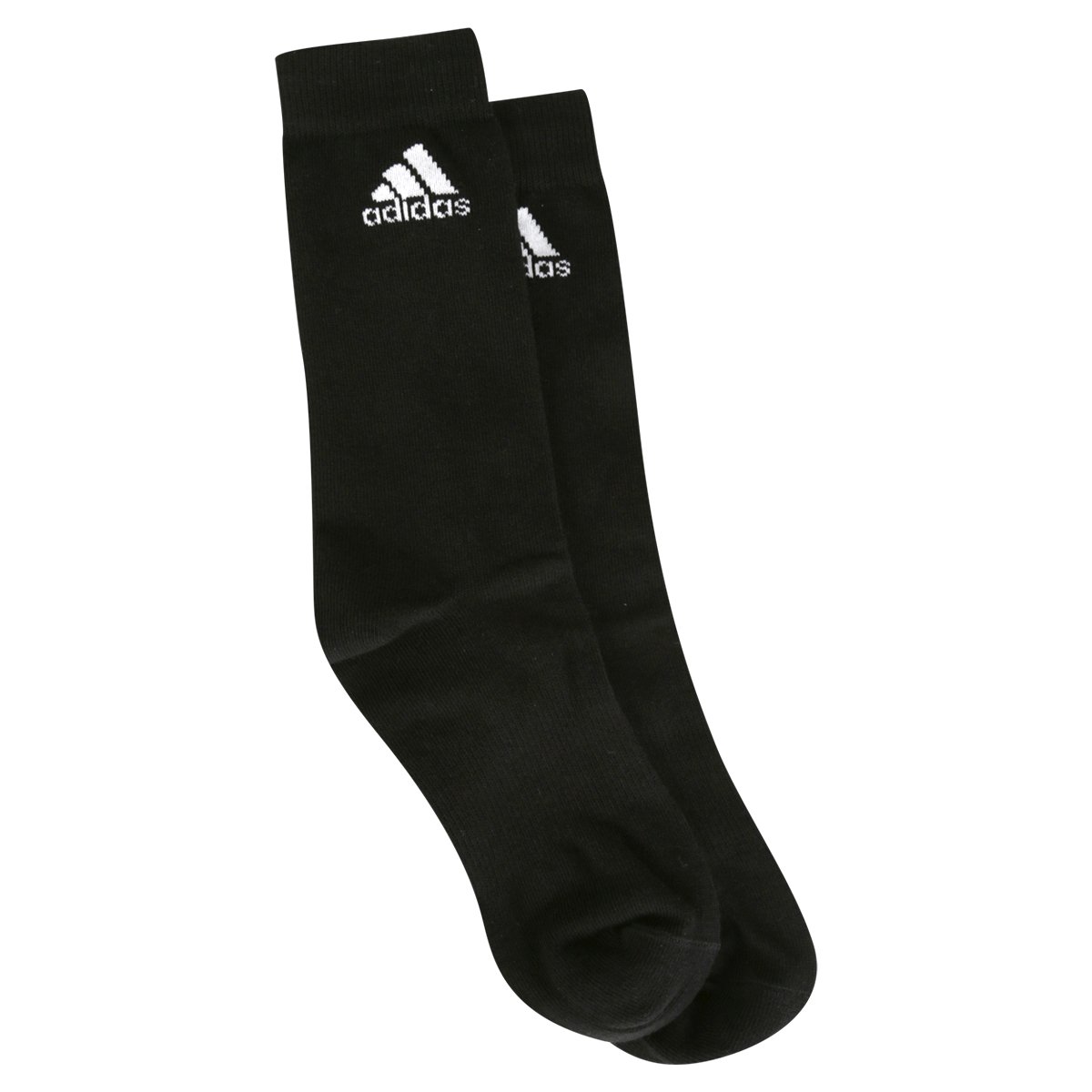 meia adidas cano alto preta