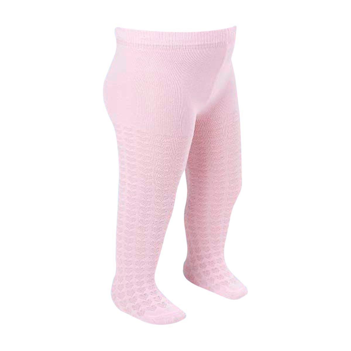 Meia Calça Bebê Menina Algodão Estampa Coração Confortável - Rosa Menor preço em Meia Calça Bebê Menina Algodão Estampa Coração Confortável - Rosa