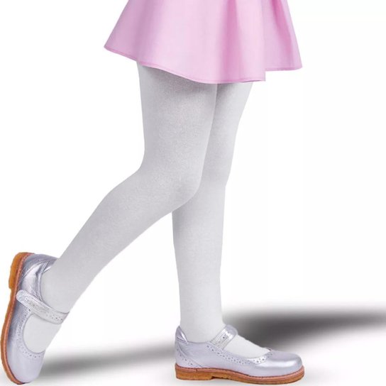 Meia Calça Infantil Lupo Original Menina Fio 80 Lobinha Inverno Frio Térmica Opaca Grossa 2526