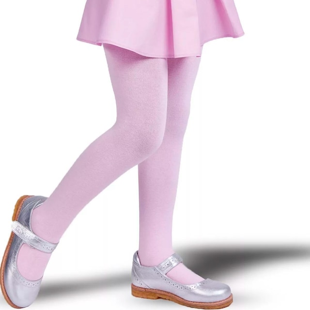 Meia Calça Infantil Lupo Original Menina Fio 80 Lobinha Inverno Frio Térmica Opaca Grossa 2526