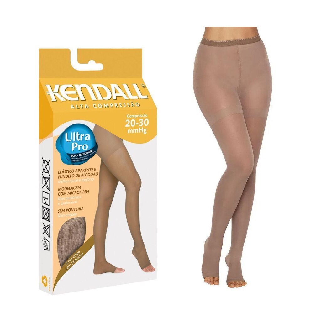 Meia-Calça Kendall Alta Compressão Feminina