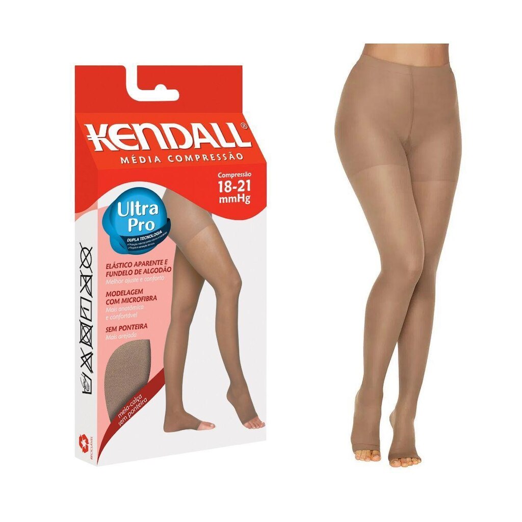 Meia-Calça Kendall Média Compressão Feminina