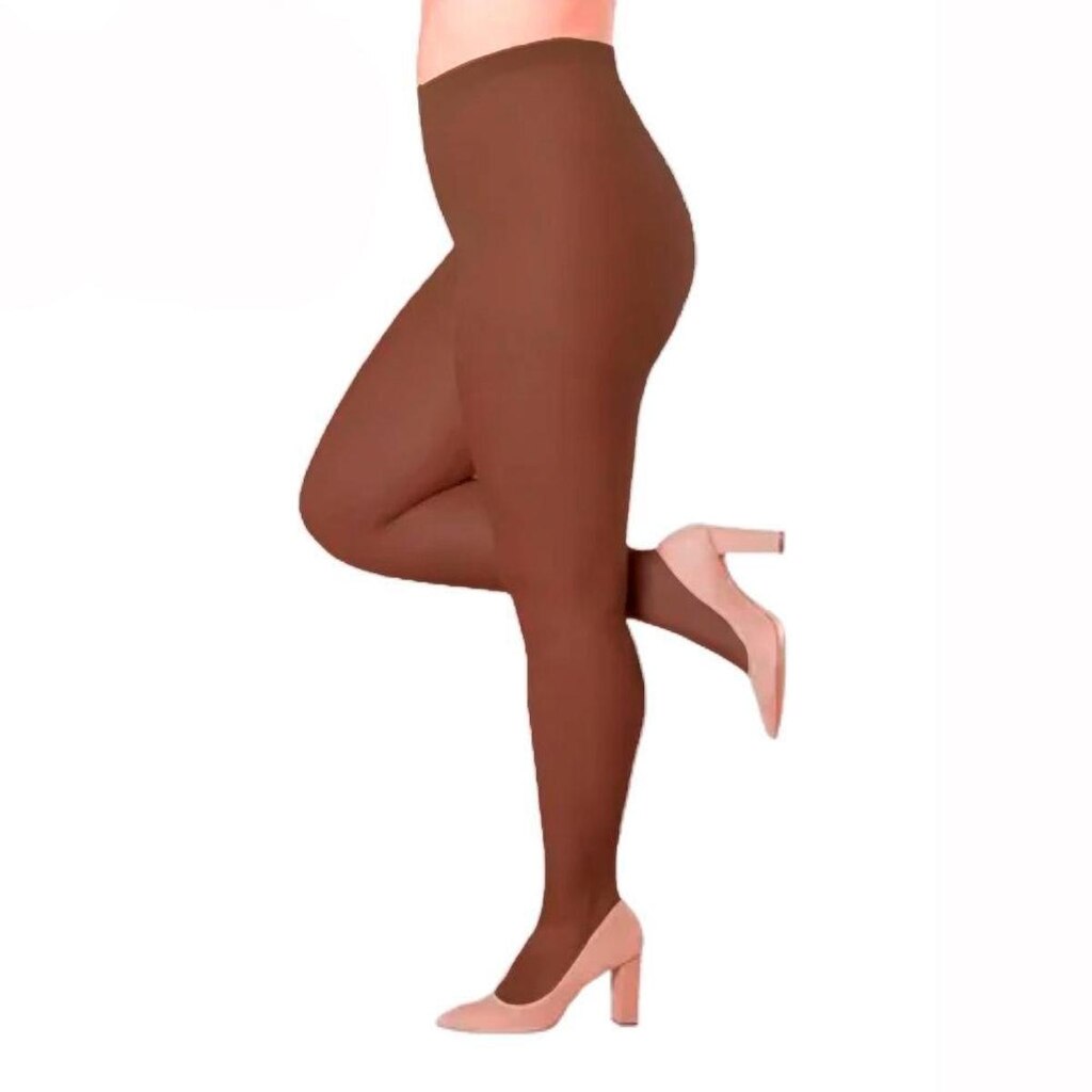 Meia Calça Plus Size Clássica Fina Fio 20 Loba Lupo Adulto