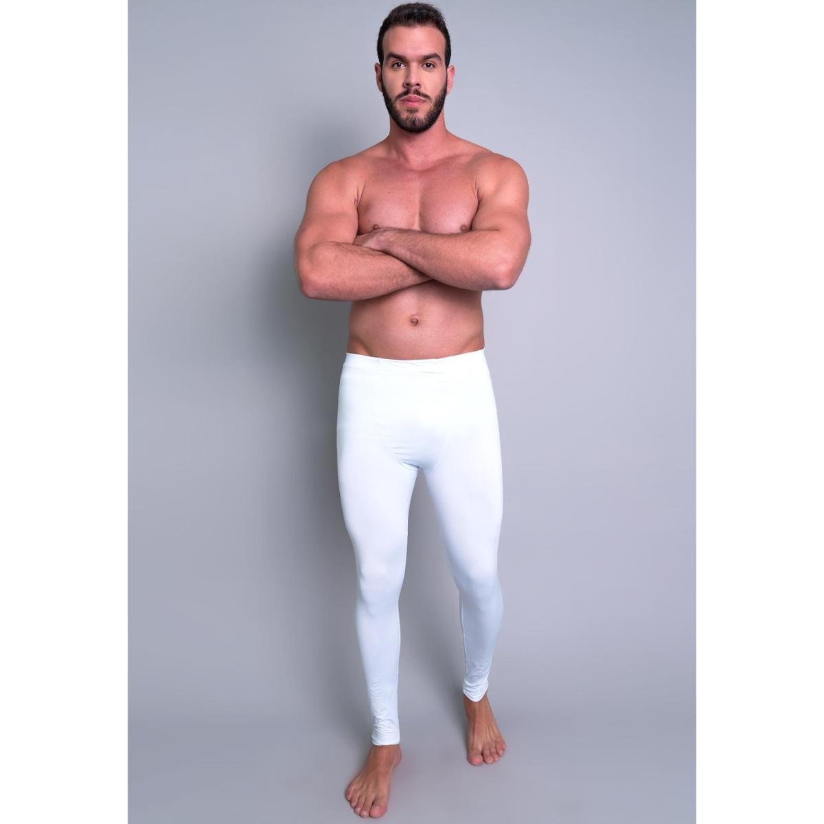 Meia Calça Térmica MVB Modas Segunda Pele Proteção Uv Masculina - Branco Menor preço em Meia Calça Térmica MVB Modas Segunda Pele Proteção Uv Masculina - Branco