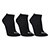 Meia Cano Baixo Puma Logo Pacote c/ 3 Pares - Preto+Off White
