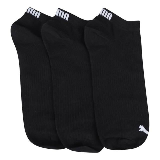 Meia Cano Baixo Puma Logo Pacote c/ 3 Pares