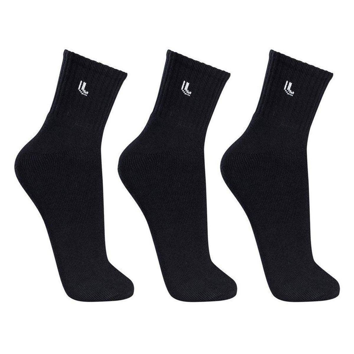 Menor preço em Meia Cano Médio Lupo Kit c/ 3 Pares Unissex