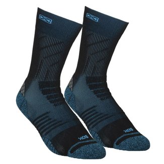Meia De Compressão PowerSox Híbrida Ciclismo e Corrida TE124B - Poliamida