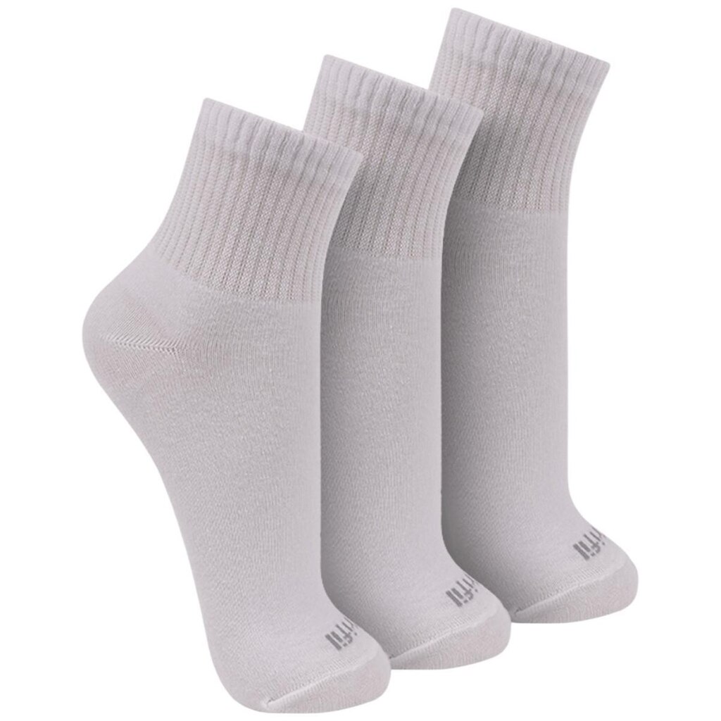 Meia Esportiva Kit 3 Pares Unissex Casual Dia a Dia Cano Curto Confortável Trifil T8011k