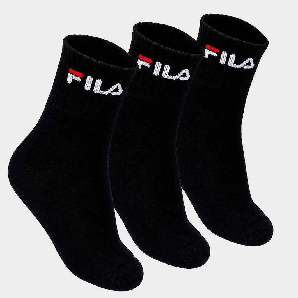 Meia Fila Cano Medio Kit 3 Pares Unissex LS330037