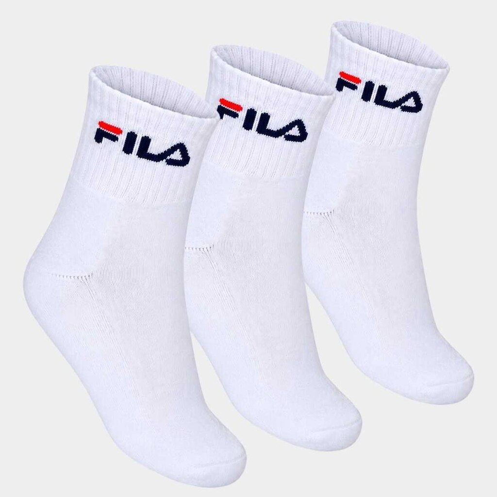 Meia Fila Cano Medio Kit 3 Pares Unissex LS330037