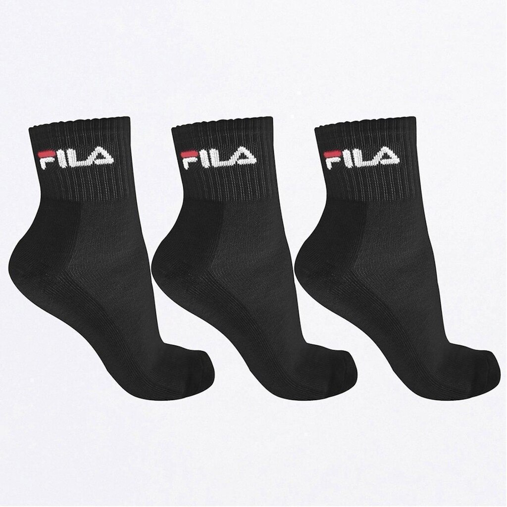 Meia Fila Tripack 923194 Kit 3 Pares Preta