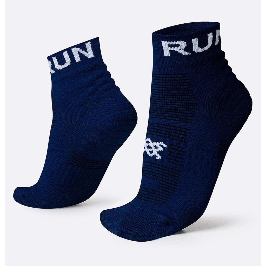 Meia HUPI Running Pro Azul Marinho - Tamanho Plus 42-46
