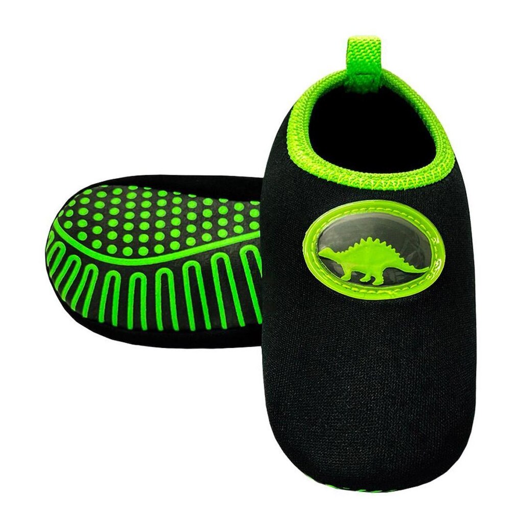 Meia Infantil Antiderrapante Dinossauro Menino Conforto Macia Calce Fácil Flexível Magicc Kids S113