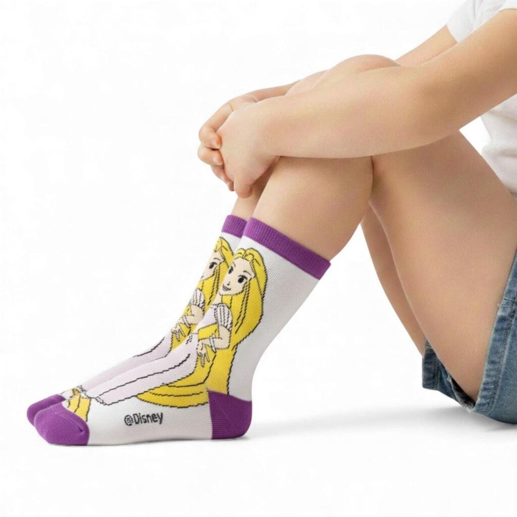 Meia Infantil Menina Princesas Disney - Jolitex Ternille