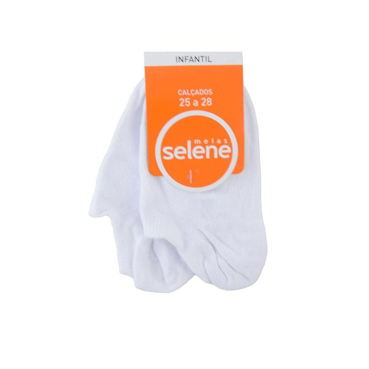 Meia Infantil Selene Sapatilha Branca - 2130001 - Branco Menor preço em Meia Infantil Selene Sapatilha Branca - 2130001 - Branco