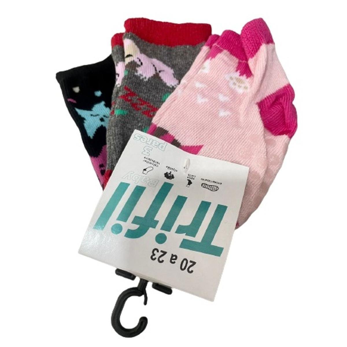 Meia Kit 3 Pares Infantil Menina Cano Médio Trifil T1005k Menor preço em Meia Kit 3 Pares Infantil Menina Cano Médio Trifil T1005k