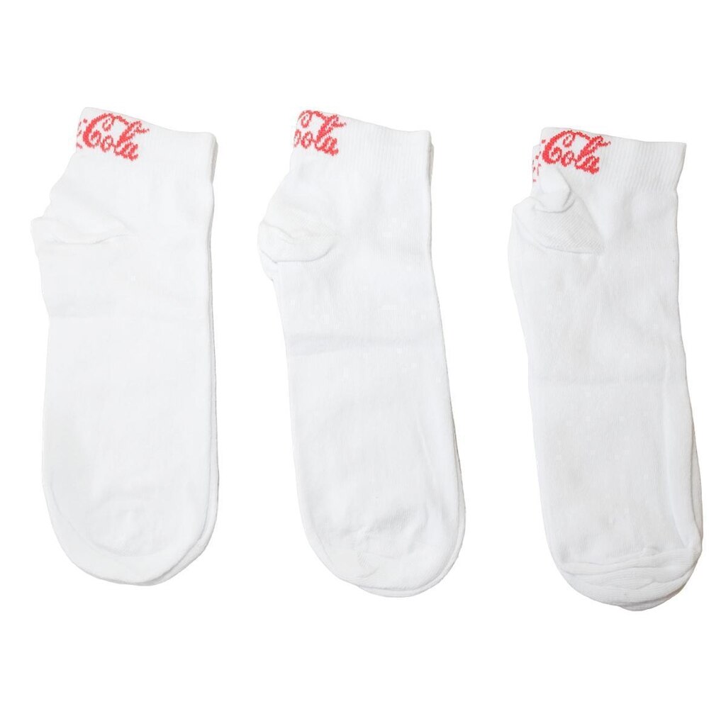 Meia Kit 3 Pares Unissex Casual Cano Médio Coca Cola 10.047.008