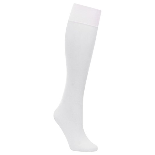 Meia Lupo 3/4 Elastano Fio 15 Feminina - Branco