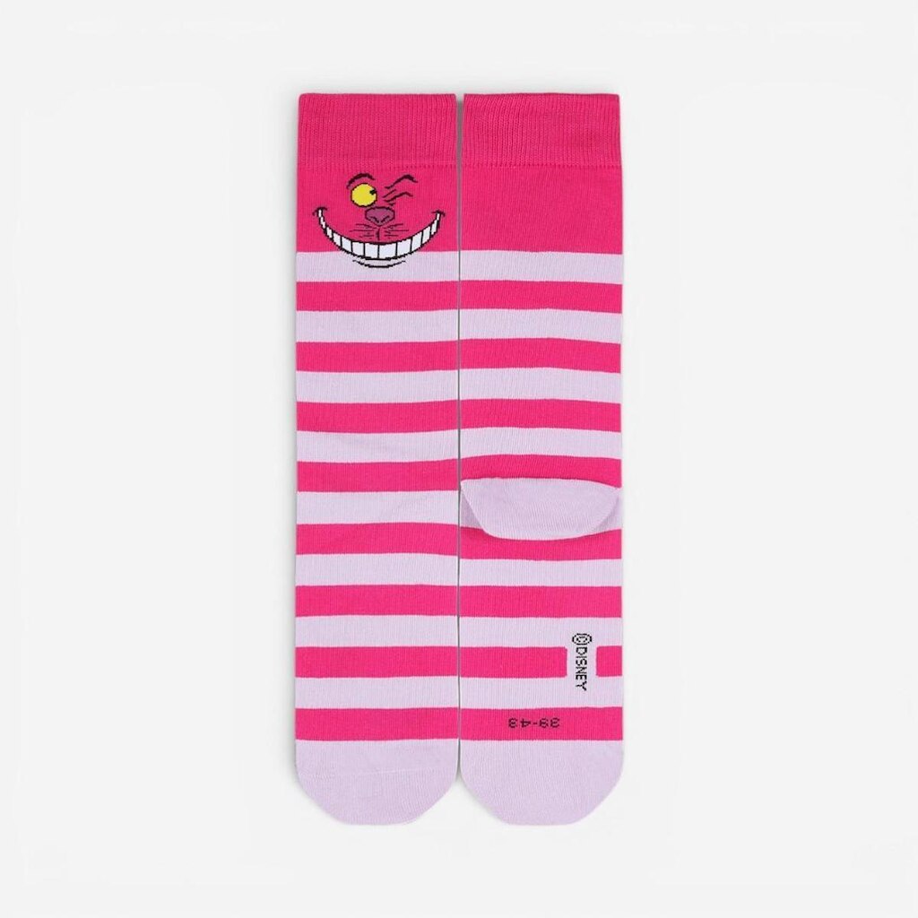 Meia Lupo Disney Alice in Wonderland Rosa