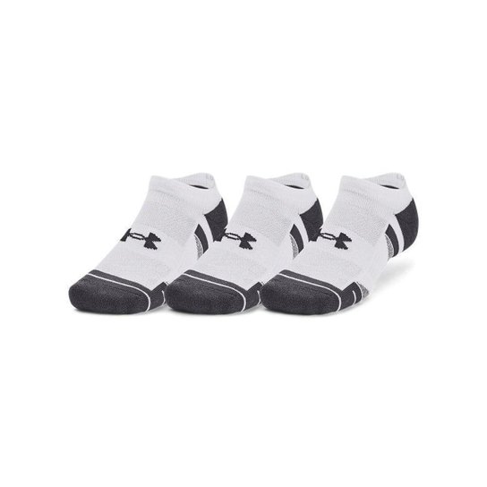 Meia Masculina Under Armour Performance Tech NS - Pacote com 3 Pares 46-49 Preto