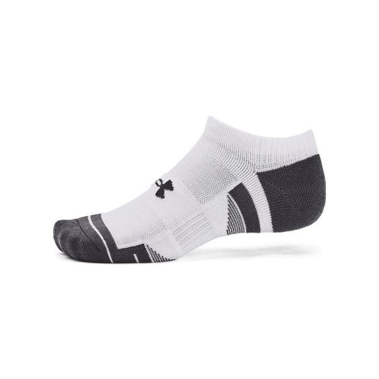 Meia Masculina Under Armour Performance Tech NS - Pacote com 3 Pares 46-49 Preto