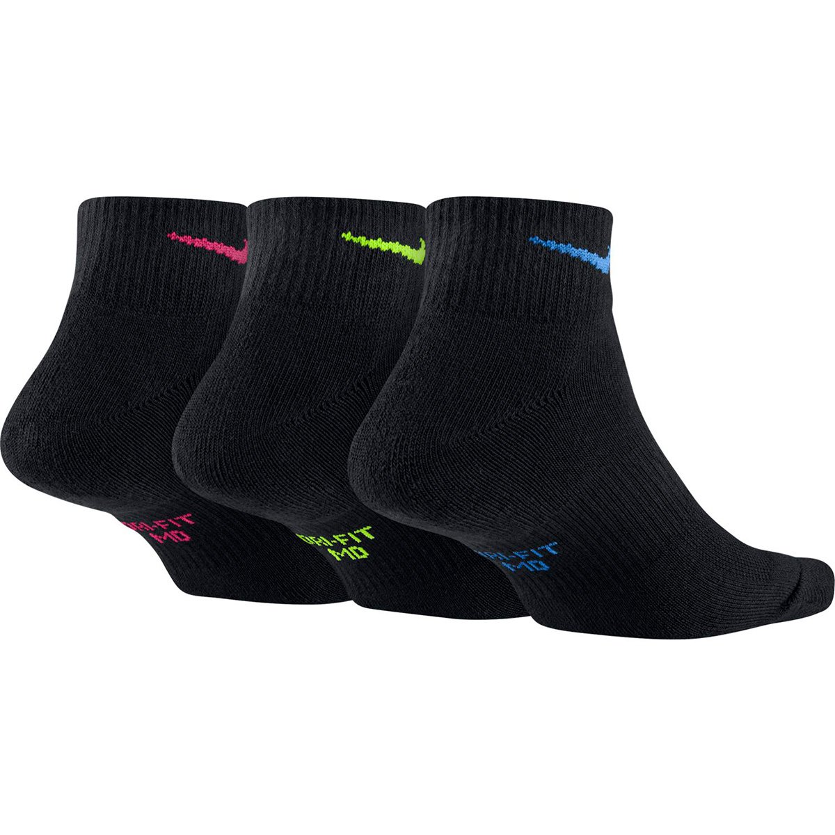 Meia Nike Cano Médio Everyday Cushion Pacote C/ 3 Pares Feminino - Preto Menor preço em Meia Nike Cano Médio Everyday Cushion Pacote C/ 3 Pares Feminino - Preto