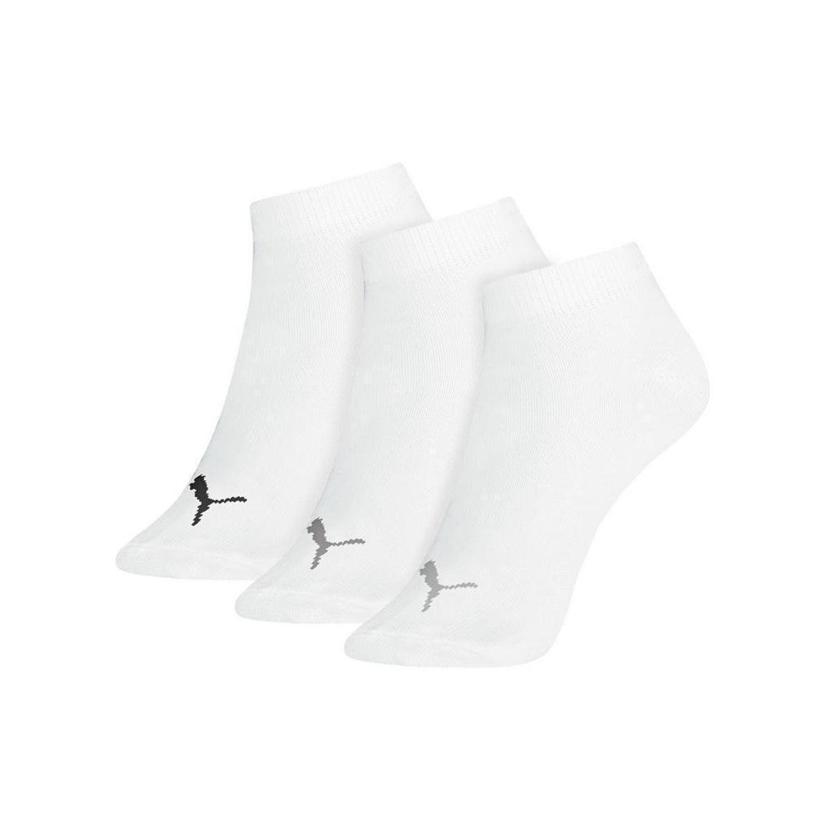 Meia Puma Masculina Cano Curto Esportiva 3 Pares - Branco Menor preço em Meia Puma Masculina Cano Curto Esportiva 3 Pares - Branco