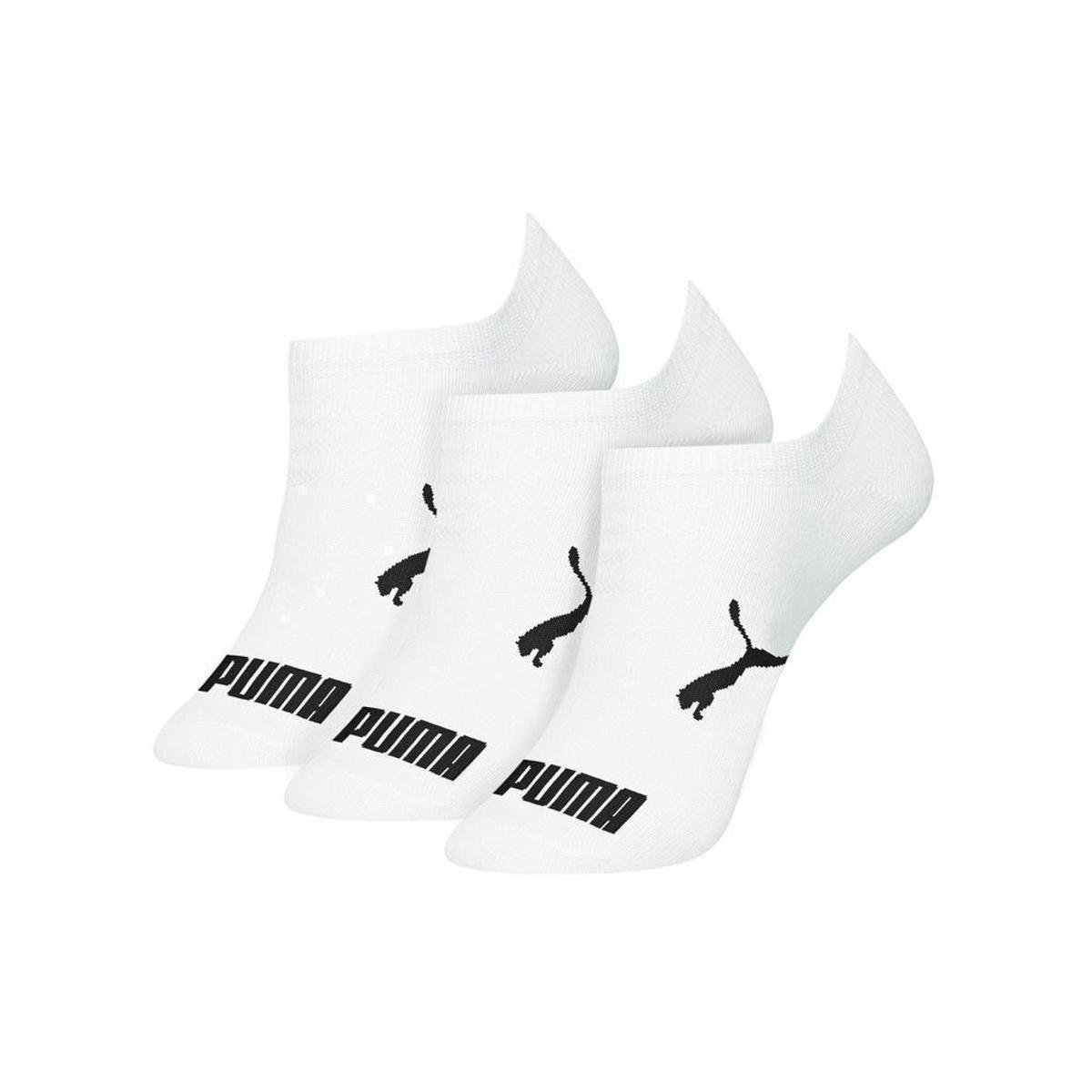 Meia Puma Masculina Sapatilha Esportiva 3 Pares - Branco Menor preço em Meia Puma Masculina Sapatilha Esportiva 3 Pares - Branco