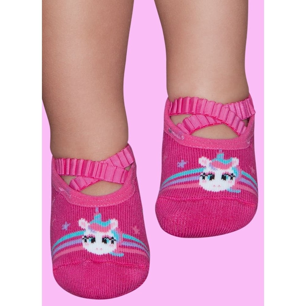 Meia Sapatilha Infantil Puket Boneca Unicórnio Feminina | Zattini