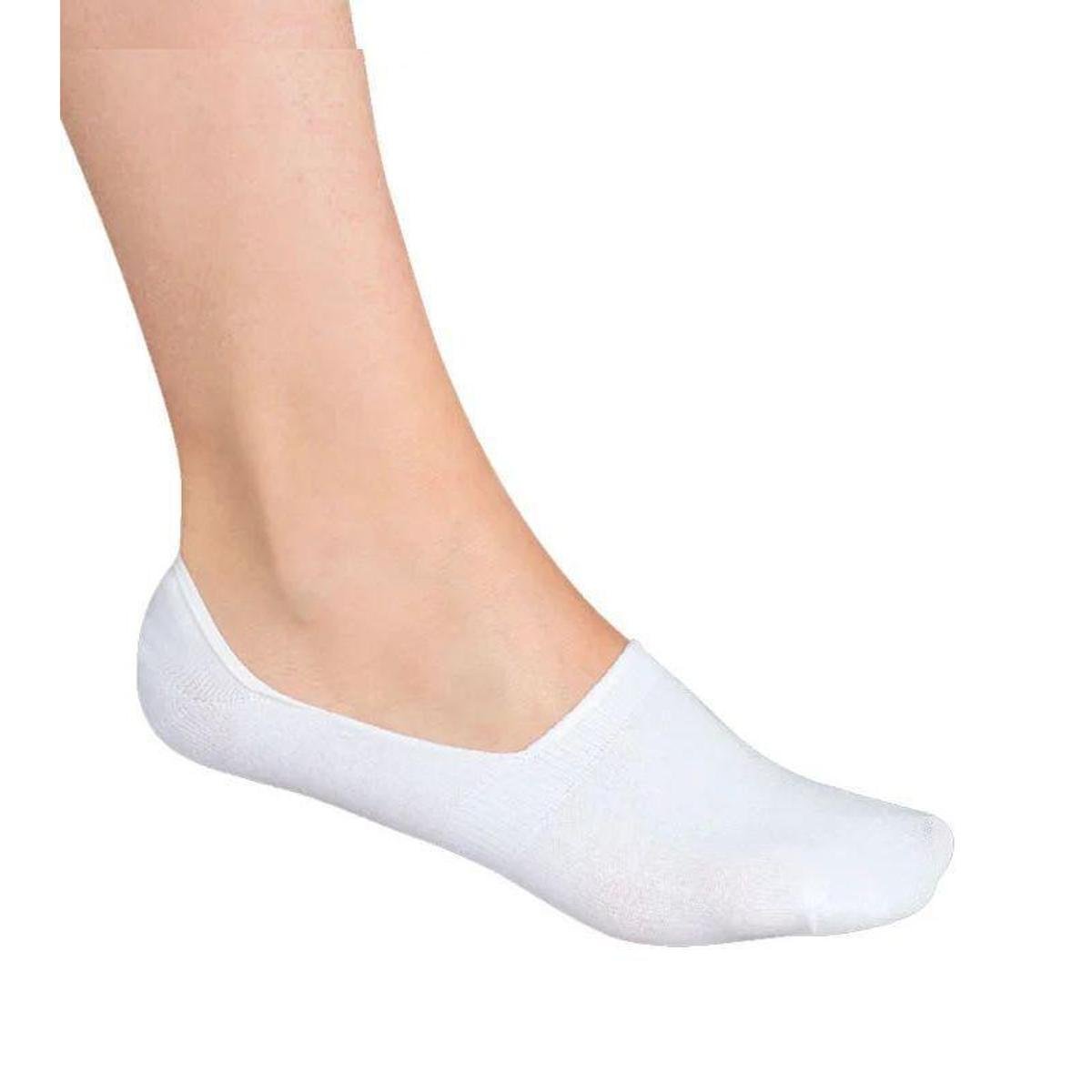 Meia Sapatilha Invisível Lupo Sem Costura Com Faixa de Silicone Interna Menor preço em Meia Sapatilha Invisível Lupo Sem Costura Com Faixa de Silicone Interna