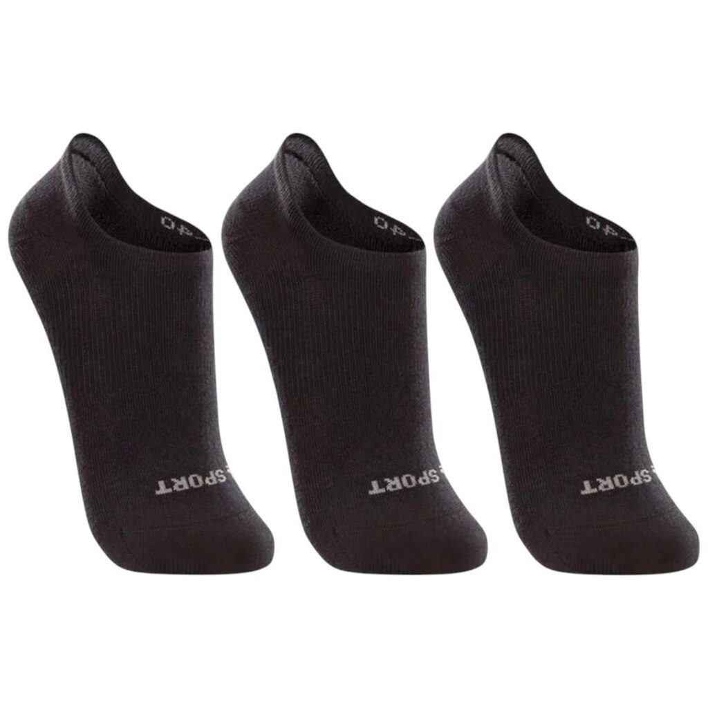 Meia Sapatilha Kit 3 Pares Unissex Casual Dia a Dia Anatômica Lupo 03170-089