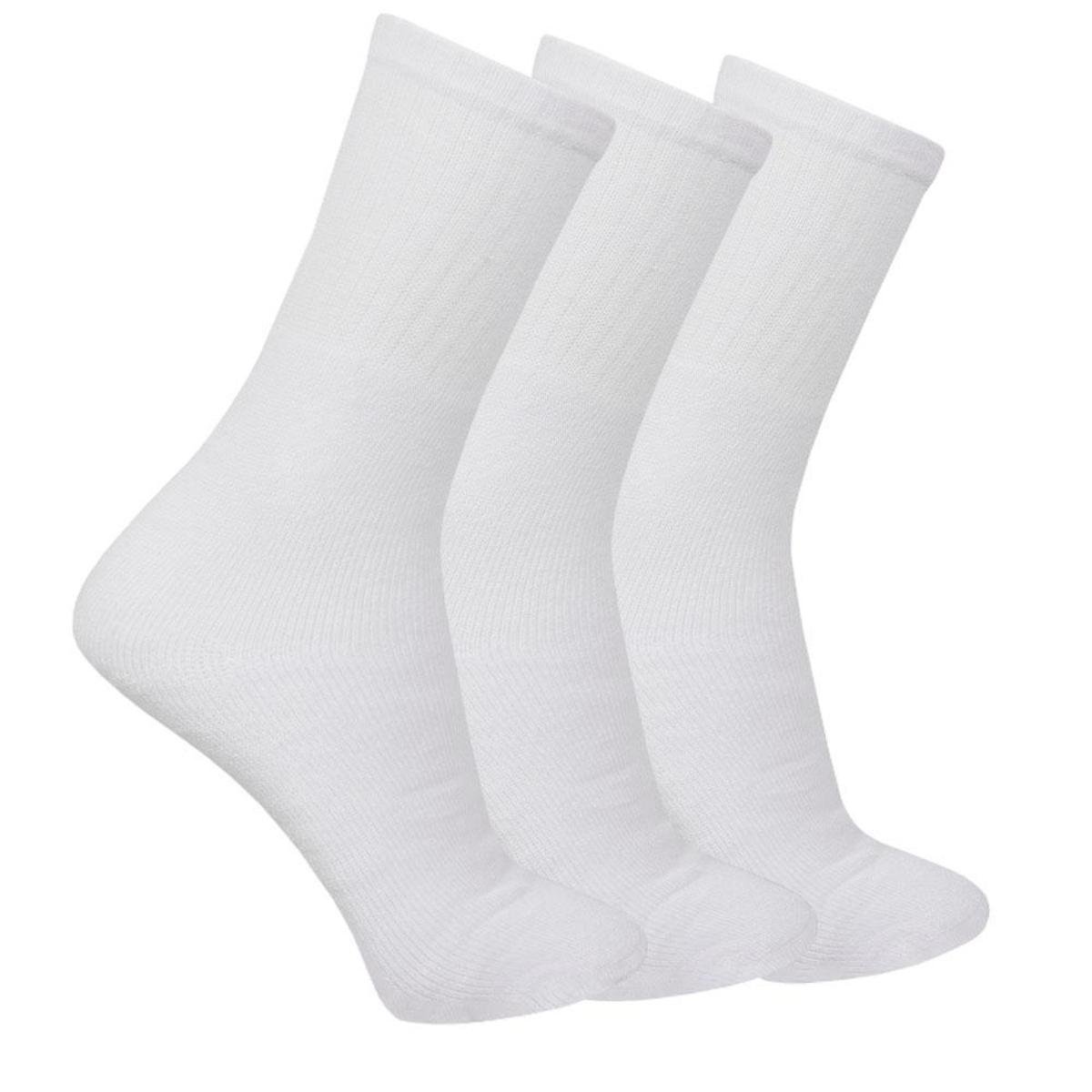 Meia Social Básica Kit com 3 Masculina Selene Branca - Branco é ruim? Meia Social Básica Kit com 3 Masculina Selene Branca - Branco é boa?