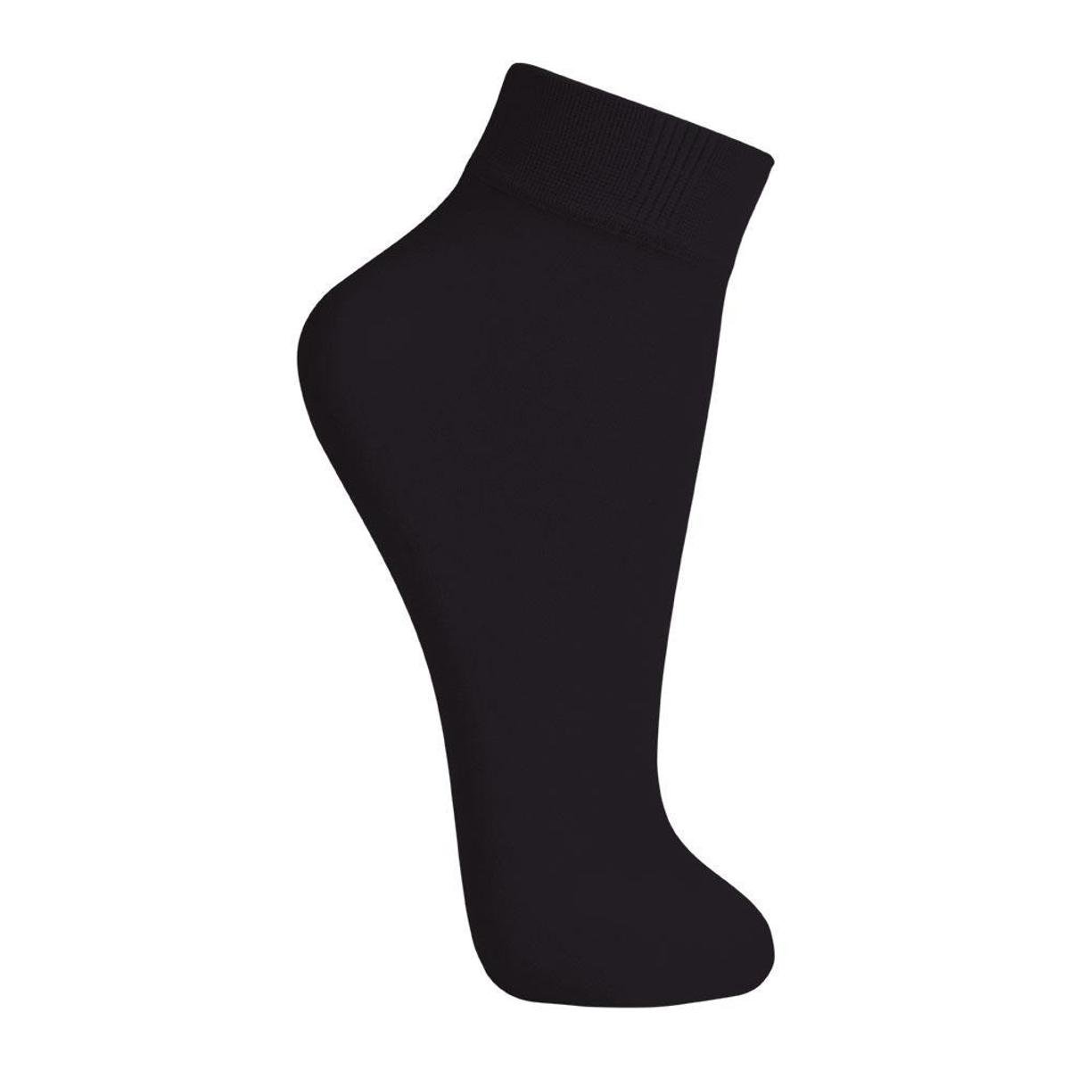 Meia Soquete Lupo Fina Fio 20 5530-001 Único - Preto Menor preço em Meia Soquete Lupo Fina Fio 20 5530-001 Único - Preto