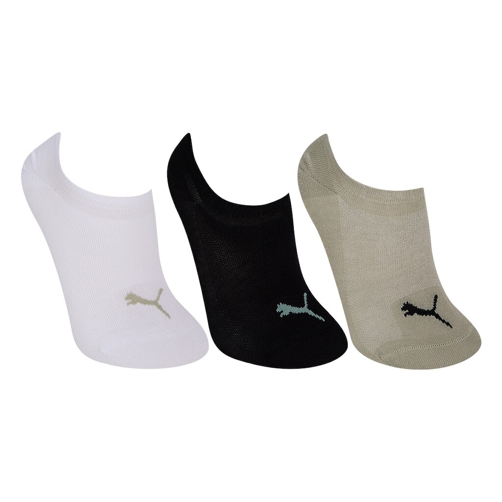Meia Soquete Puma Invisível - 3 Pares