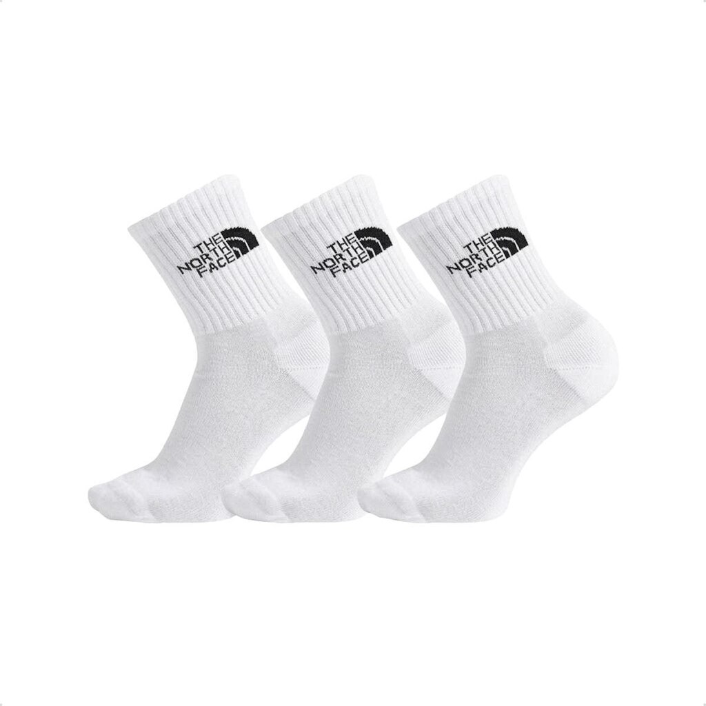 Meia The North Face Unissex Everyday Standard Crew Sock 3 Pares