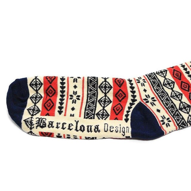 Meia Tribal Cano Alto Barcelona Design