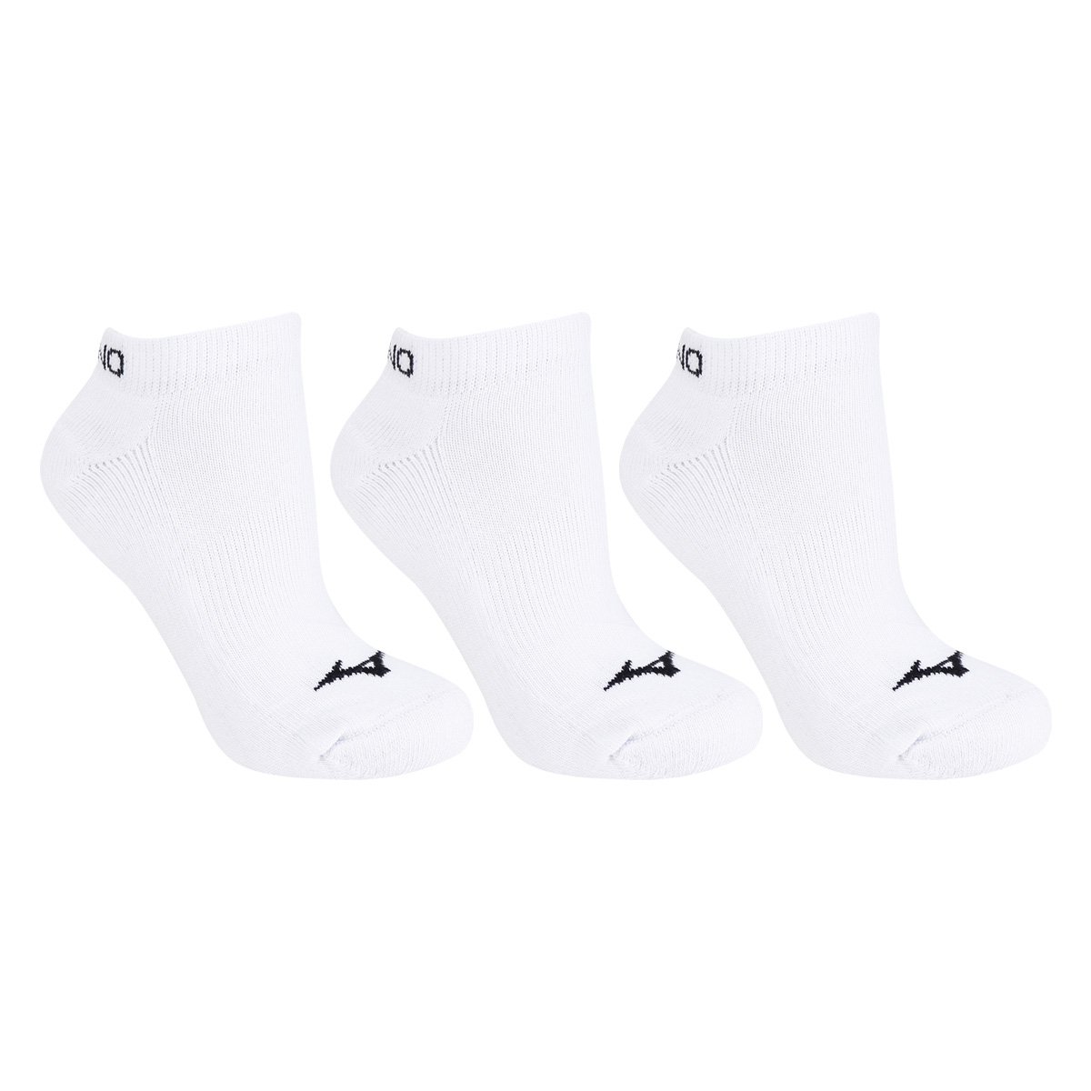 Meias Mizuno Cronos Inv Cano Curto Pacote c/ 3 pares - Branco Menor preço em Meias Mizuno Cronos Inv Cano Curto Pacote c/ 3 pares - Branco