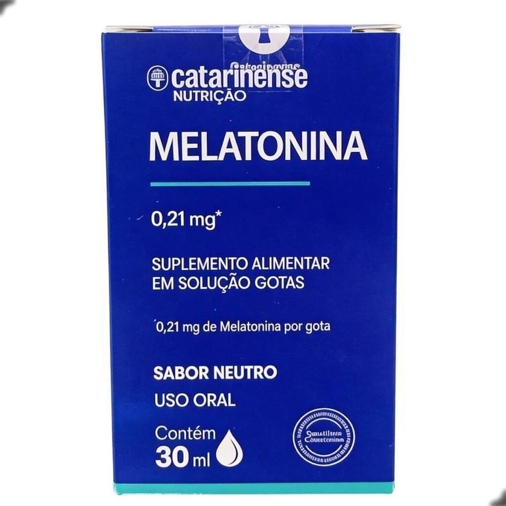 Melatonin Noite 0,21mg Liquid em Gotas 30ml Catarinense