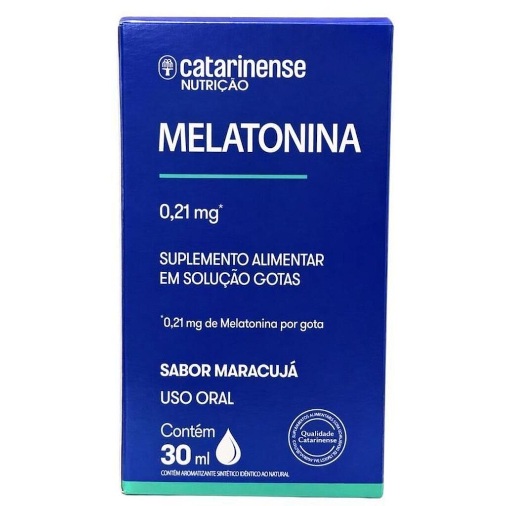 Melatonin Noite 0,21mg Liquid em Gotas 30ml Catarinense