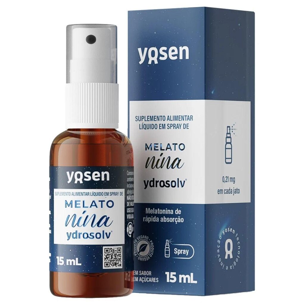 Melatonina Ydrosolv em Spray 15ml - Yosen