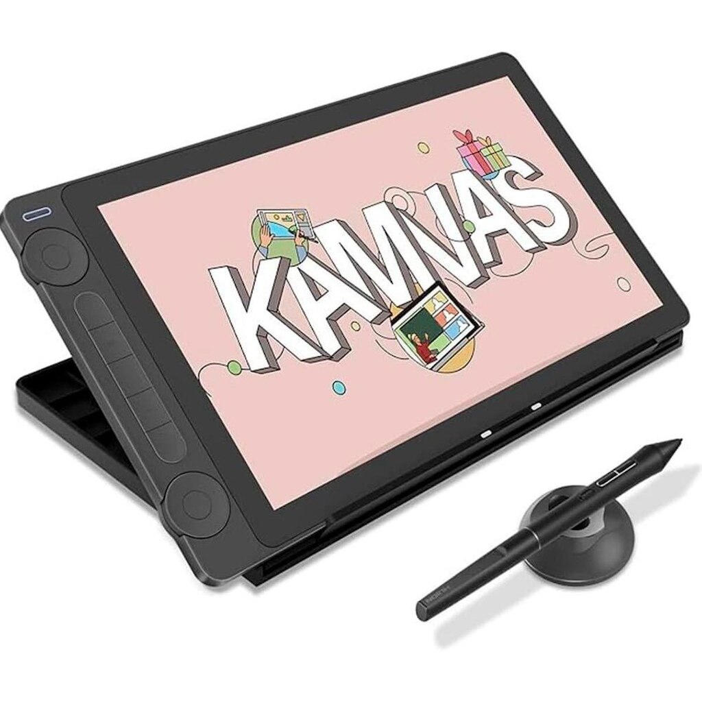 Mesa Digitalizadora Huion Kamvas 3ª Geração 13", Suporte Ajustável, Full HD, 16384 Níveis de Pressão