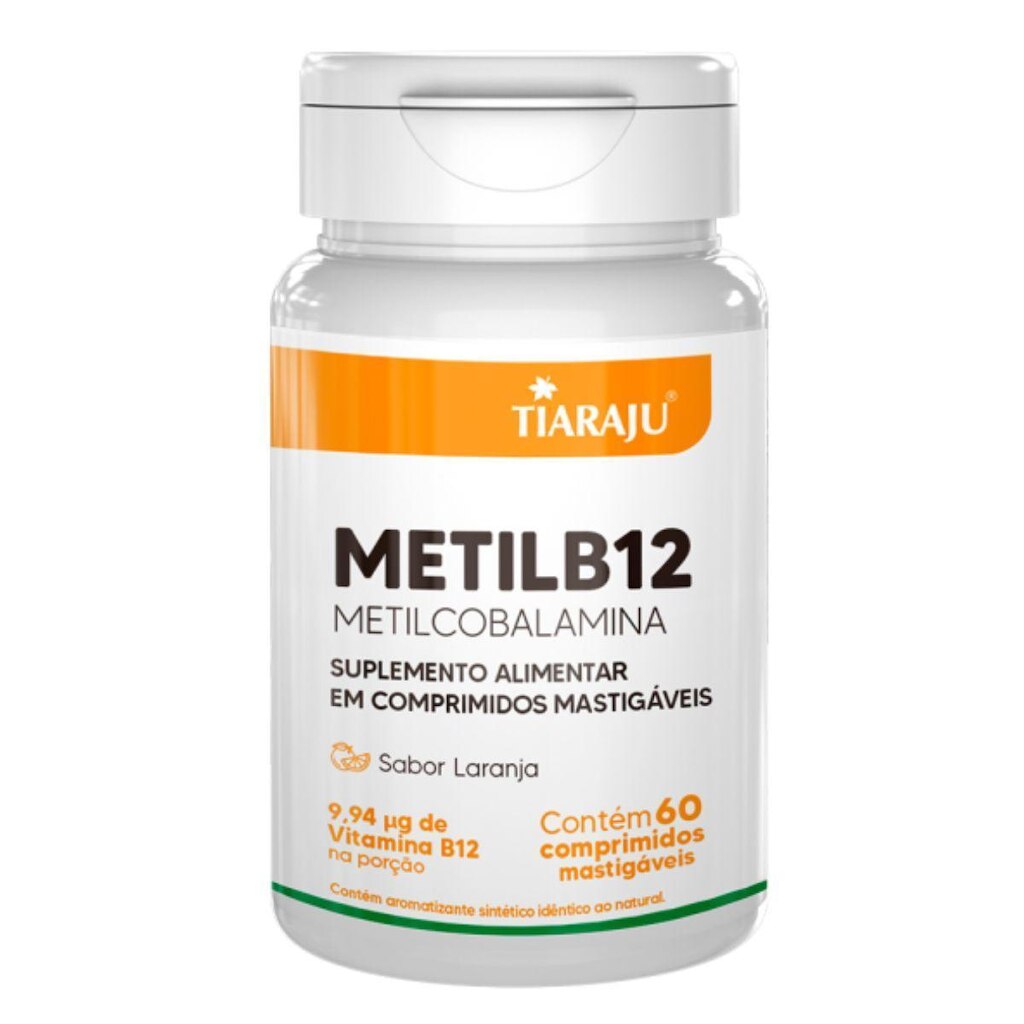Metil B12 60 Comprimidos Mastigaveis Tiaraju