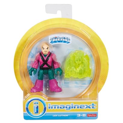 Mini Figura de Ação - DC Comics - Imaginext - Lex Luthor com Acessórios 15 Cm - Mattel