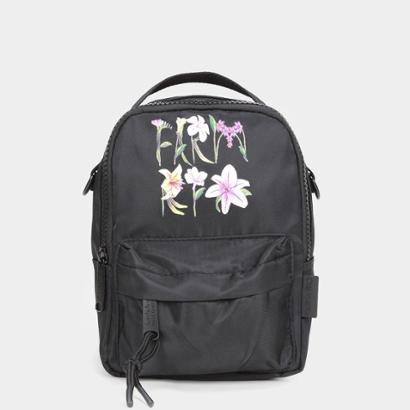 Mini Mochila Borogodó Romance Em Flor Feminina - Feminino
