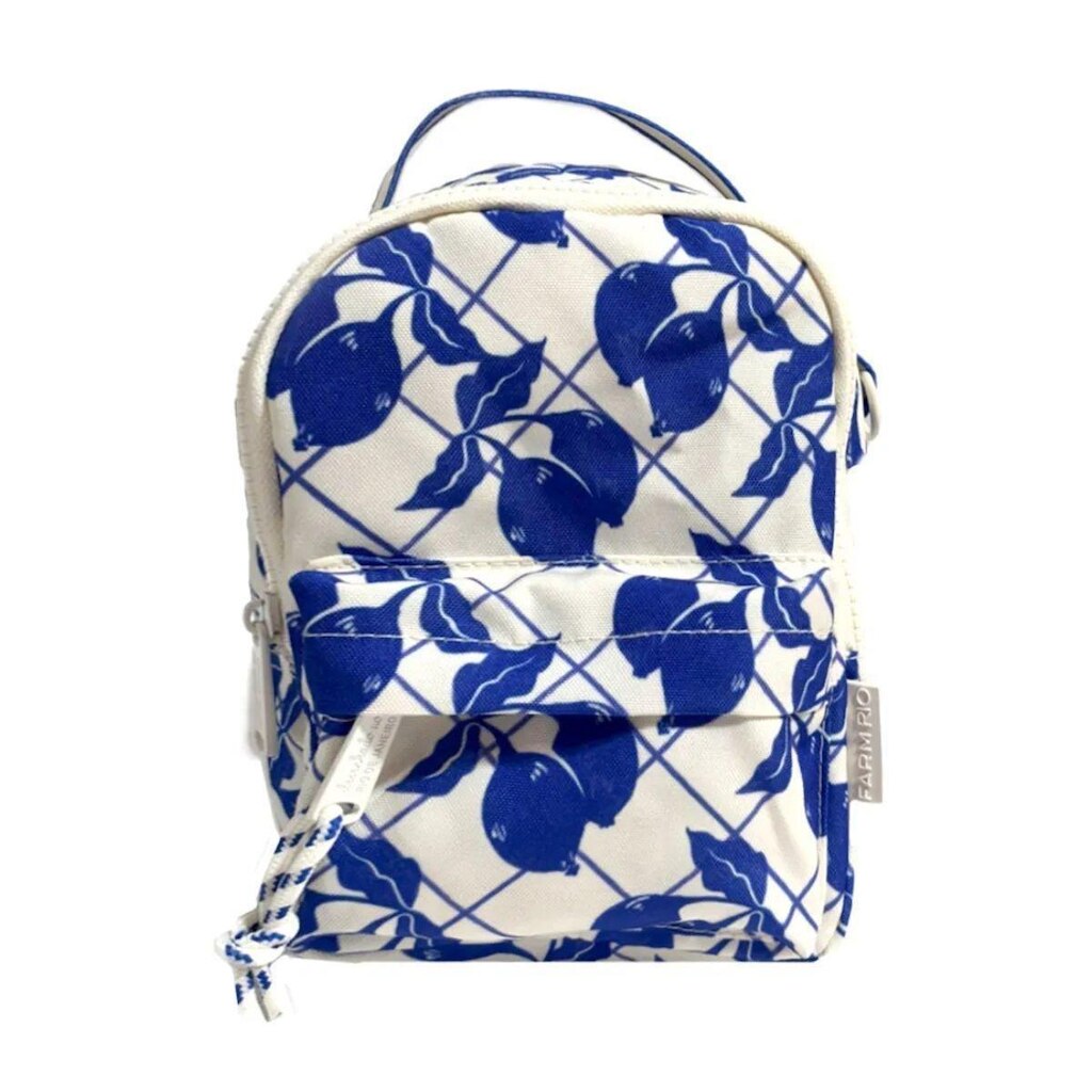 Mini Mochila Farm Borogodó Limão Gráfico 78331306 Off White