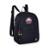 Mini Mochila Luluca Bolsa de Costas Pequena Estilosa Jovem - Preto