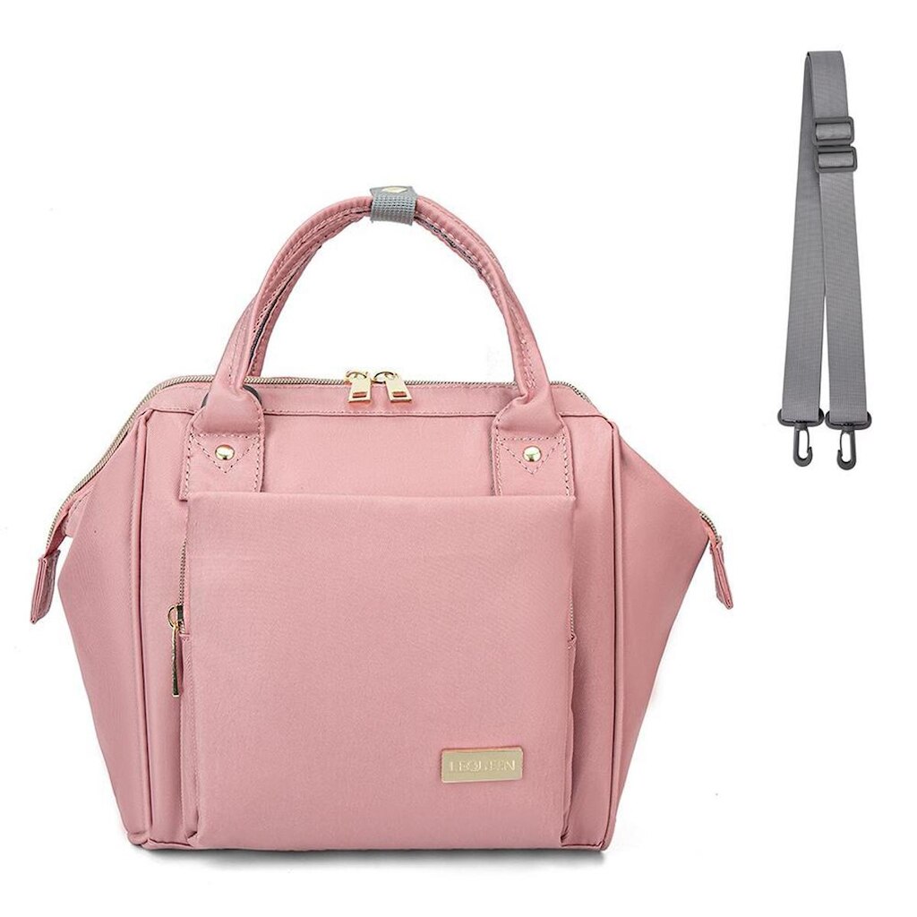 Mini Mochila Maternidade Lequeen Bebê Mamãe Original 3 Em 1